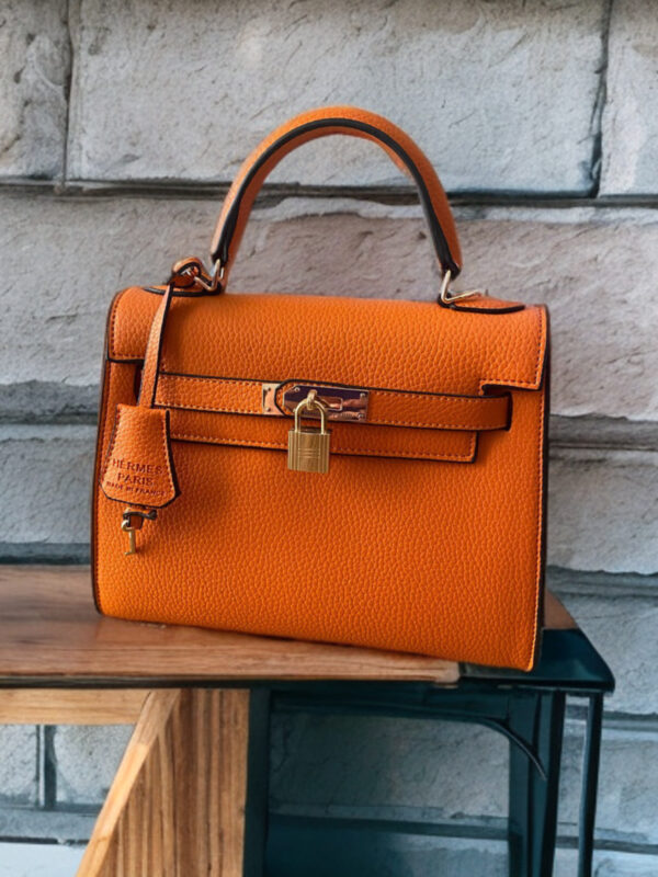 Hermès Kelly 28 - Turuncu El Çantası