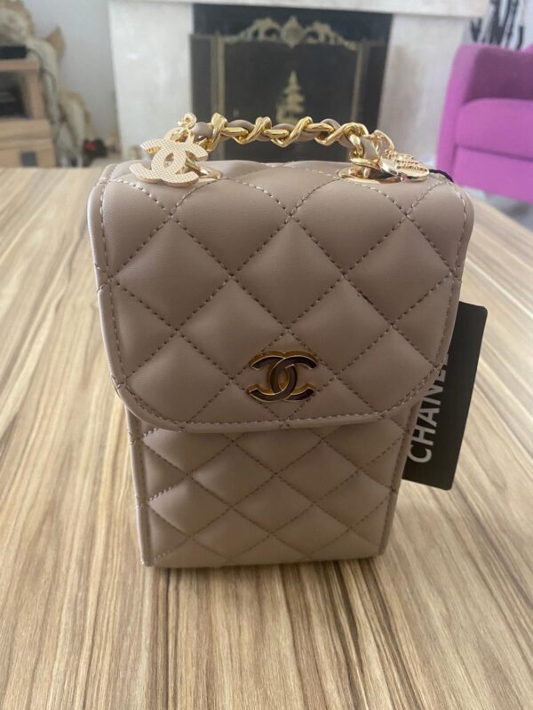 Chanel Telefon Çantası - Krem