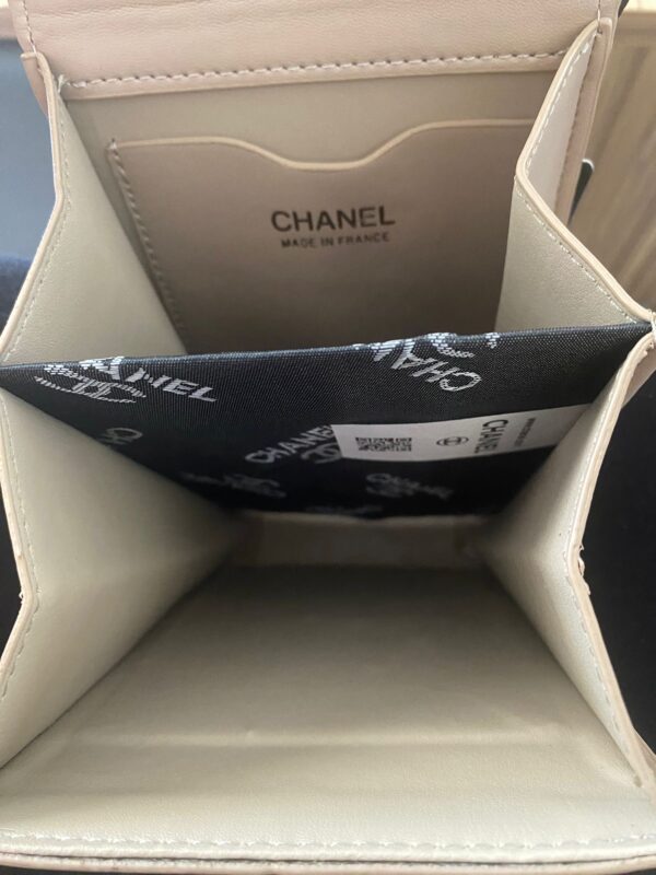 Chanel Telefon Çantası - Krem - Görsel 3