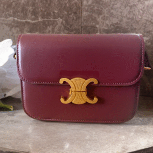 CELINE Triomphe Küçük Çanta – Kırmızı