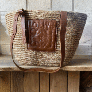 LOEWE Hasır Çanta – Kahverengi