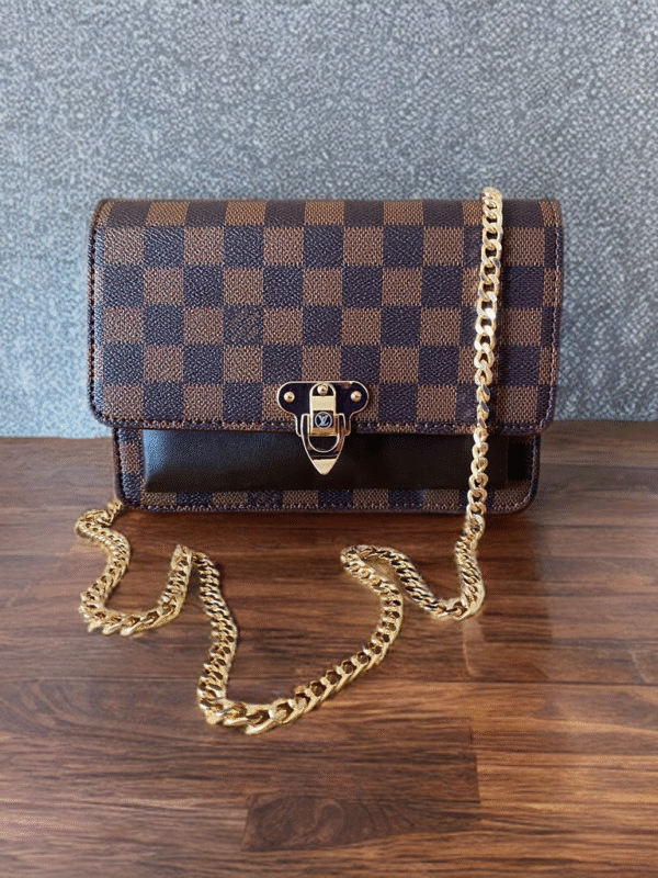 Louis Vuitton Vavin Chain Wallet – Damier Ebene Canvas