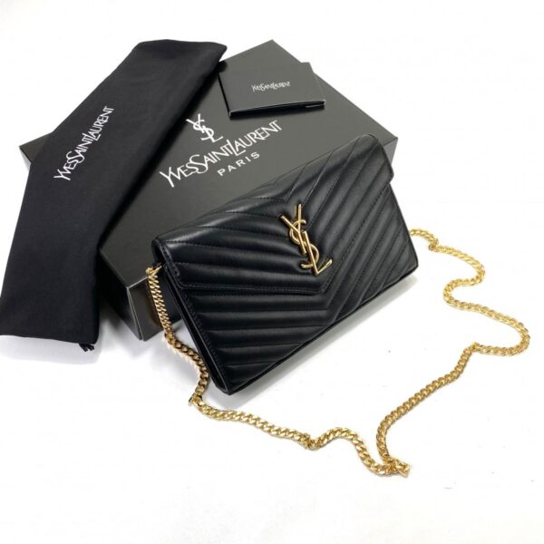 Yves Saint Laurent Quilted Shoulder Bag – Siyah