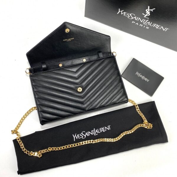Yves Saint Laurent Quilted Shoulder Bag – Siyah - Görsel 5
