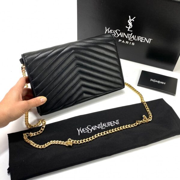 Yves Saint Laurent Quilted Shoulder Bag – Siyah - Görsel 4