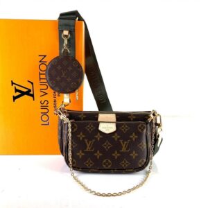 Louis Vuitton Multi Pochette Accessoires – Yeşil Askılı