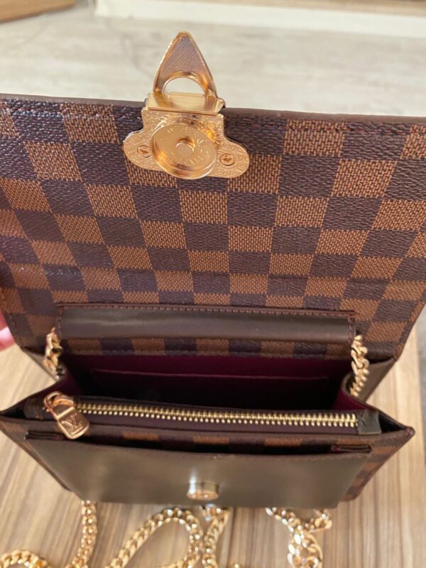 Louis Vuitton Vavin Chain Wallet – Damier Ebene Canvas - Görsel 3